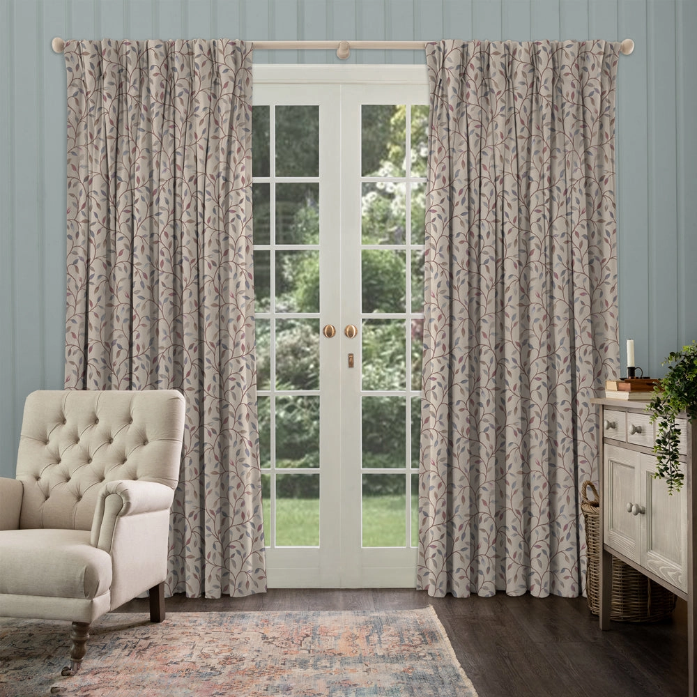 Cervino Woven Jacquard Fabric (By The Metre) Fig