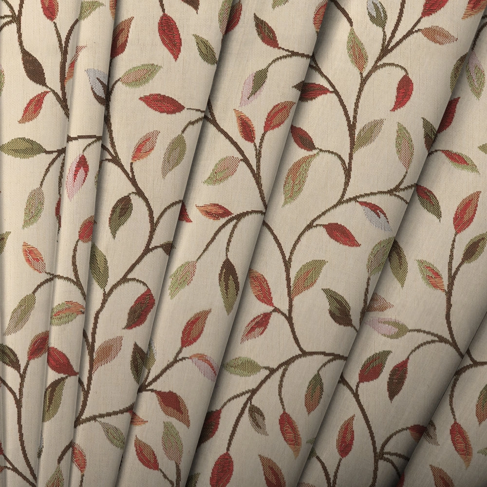 Cervino Woven Jacquard Fabric (By The Metre) Forest Green
