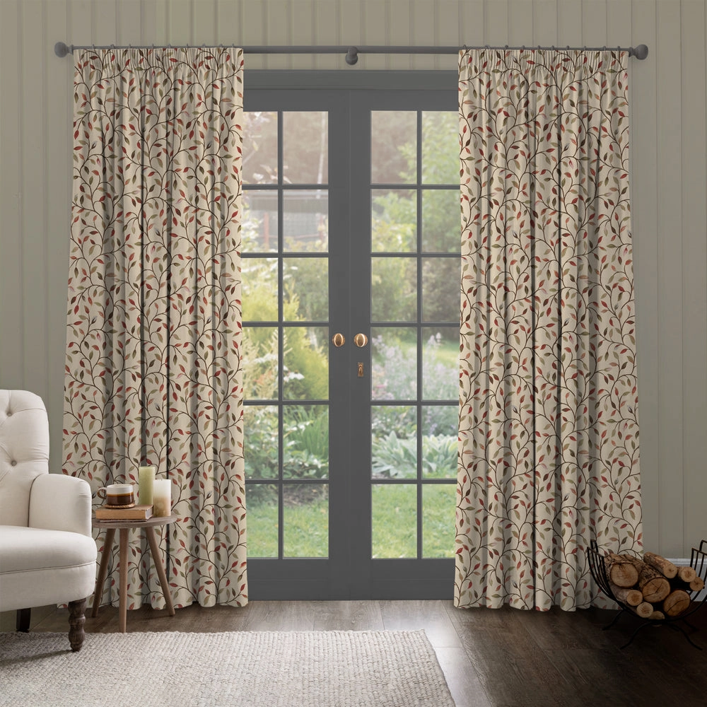 Cervino Woven Jacquard Fabric (By The Metre) Forest Green