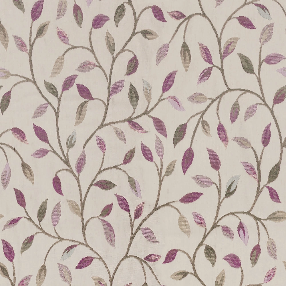 Cervino Woven Jacquard Fabric (By The Metre) Mulberry elegant table cloth  