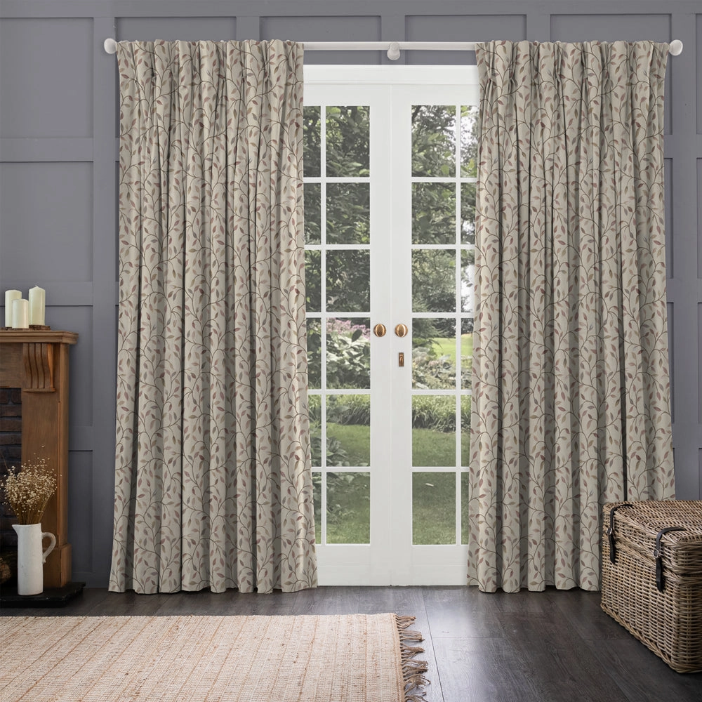 Cervino Woven Jacquard Fabric (By The Metre) Pearl