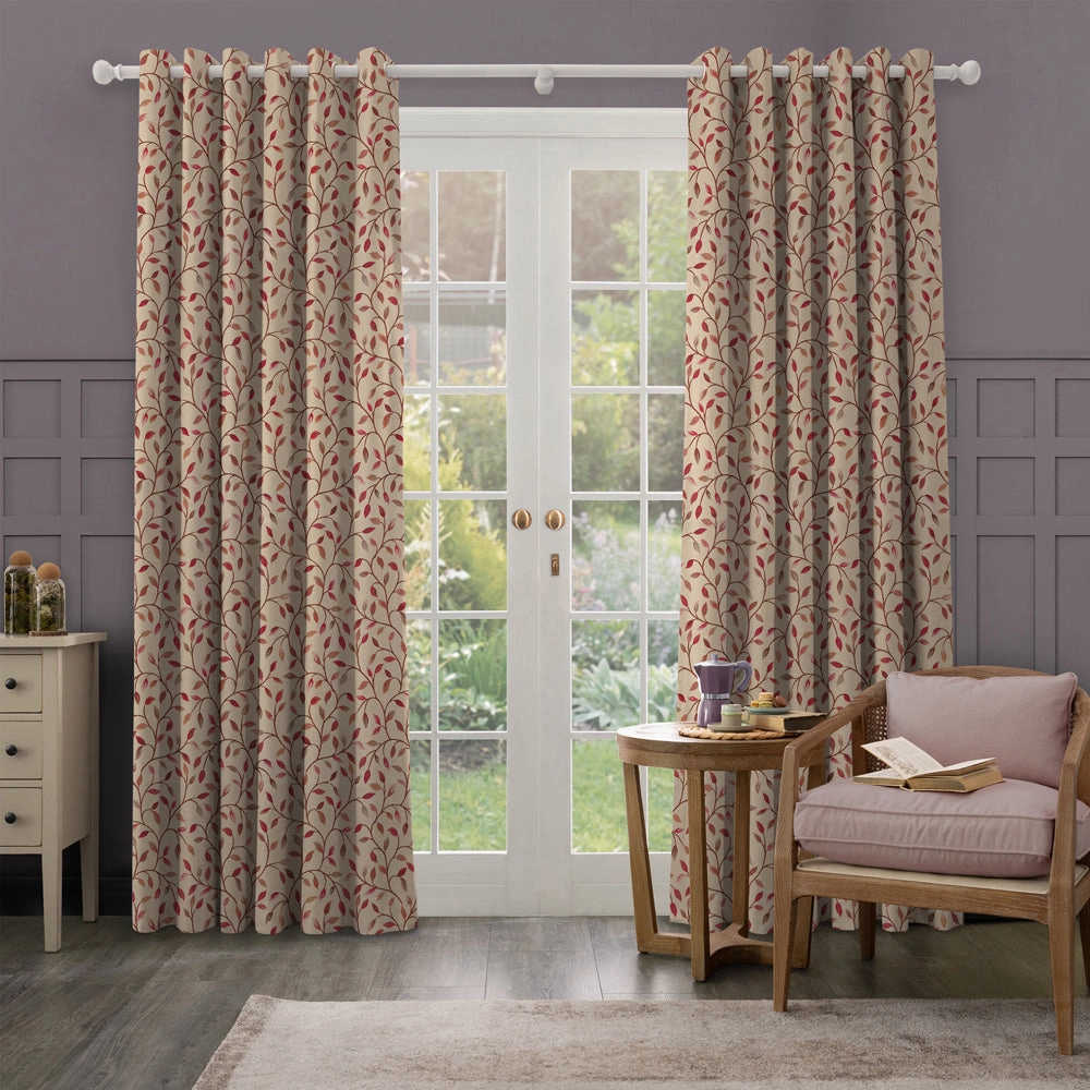 Cervino Woven Jacquard Fabric (By The Metre) Plum