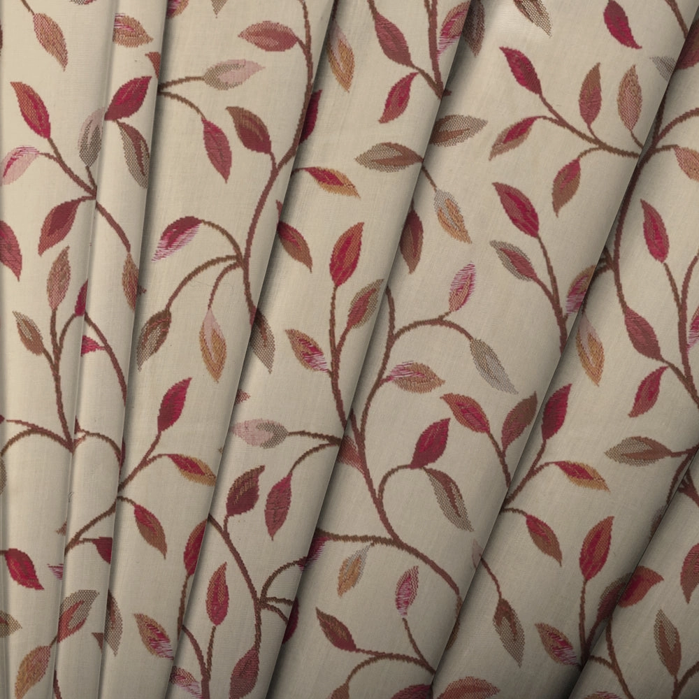 Cervino Woven Jacquard Fabric (By The Metre) Plum