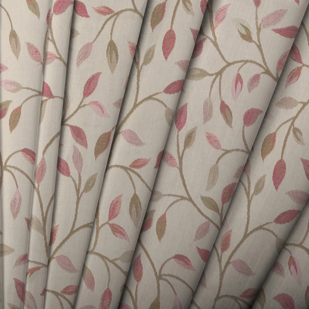 Cervino Woven Jacquard Fabric (By The Metre) Rose Hip