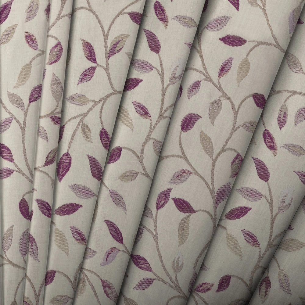 Cervino Woven Jacquard Fabric (By The Metre) Wisteria