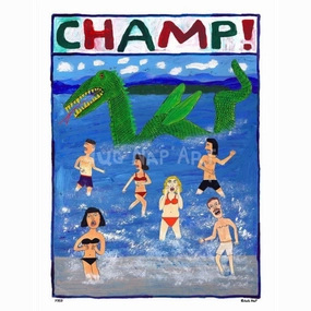 Champ! Art Print (8.5"x11") framed wall decor