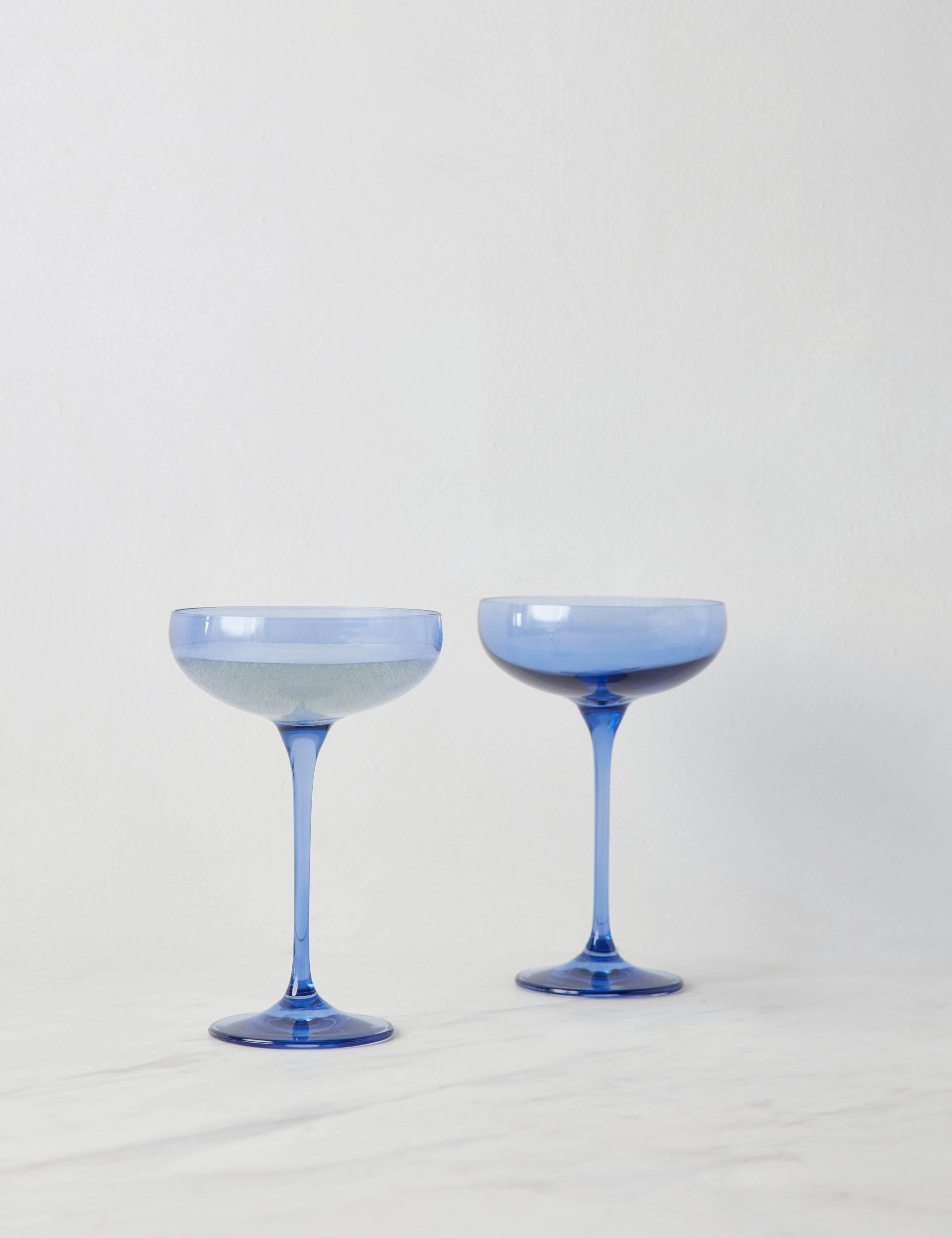 Champagne Coupes (Set of 2) by Estelle Colored Glass decorative tabletop item