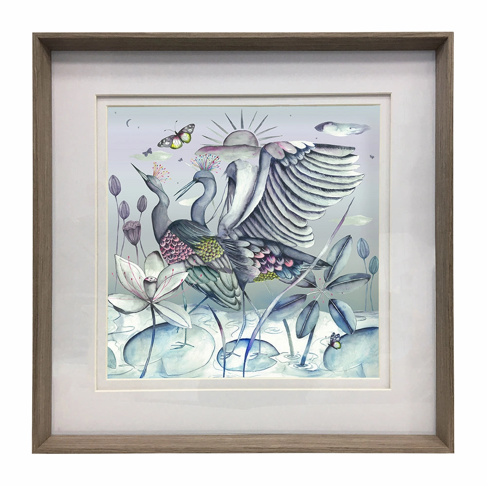 Chamrosh Framed Print Nut/Willow