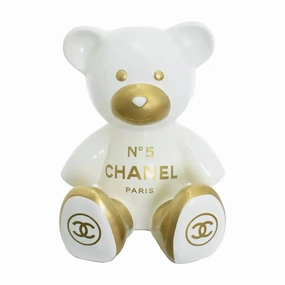 CHANEL N5  TEDDY BEAR dreamcatcher wall hanging