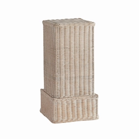 Charleston Rattan Pedestal home display ornament