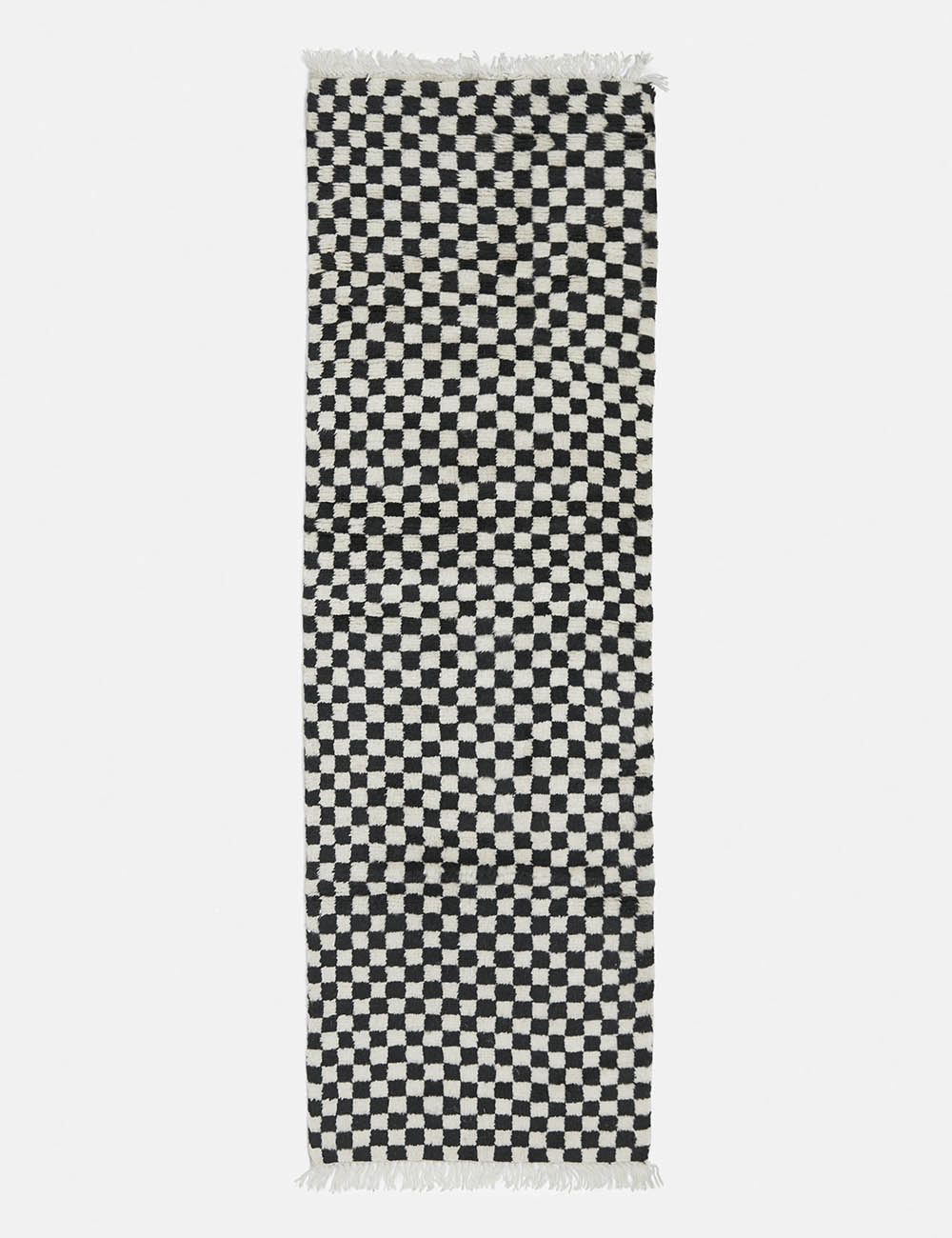 Checkerboard Hand-Knotted Wool Rug by Sarah Sherman Samuel