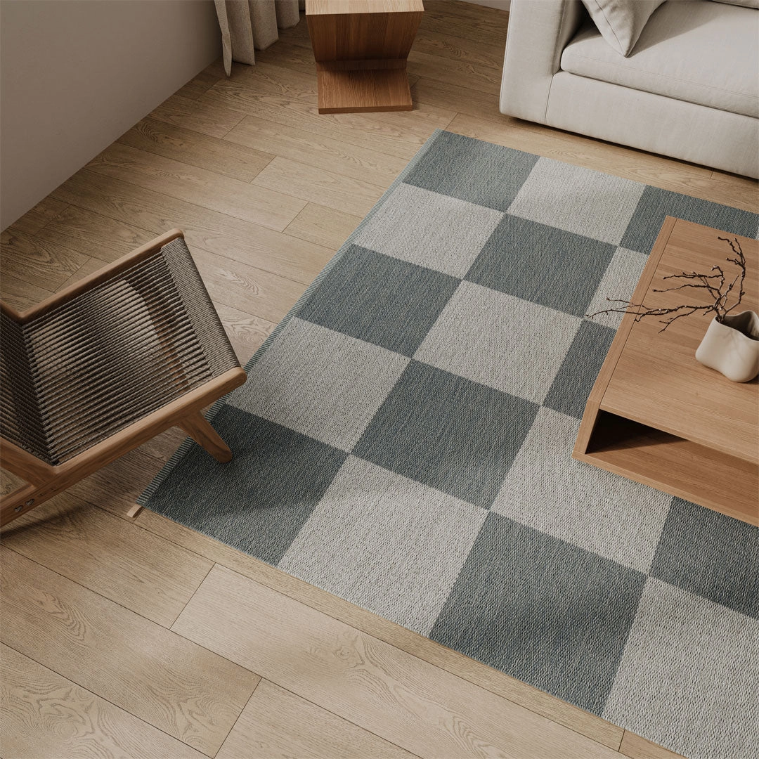 Checkerboard Icon Rug