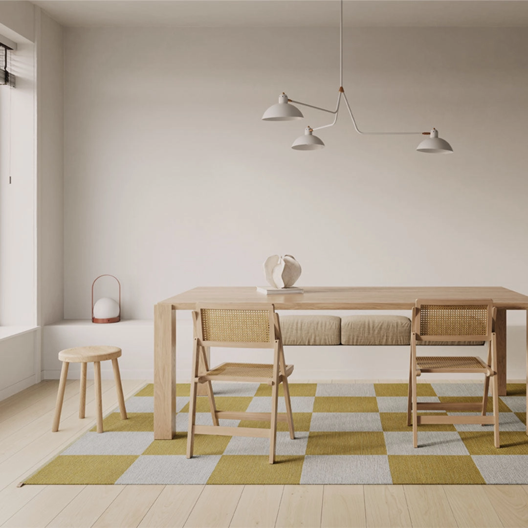 Checkerboard Icon Rug