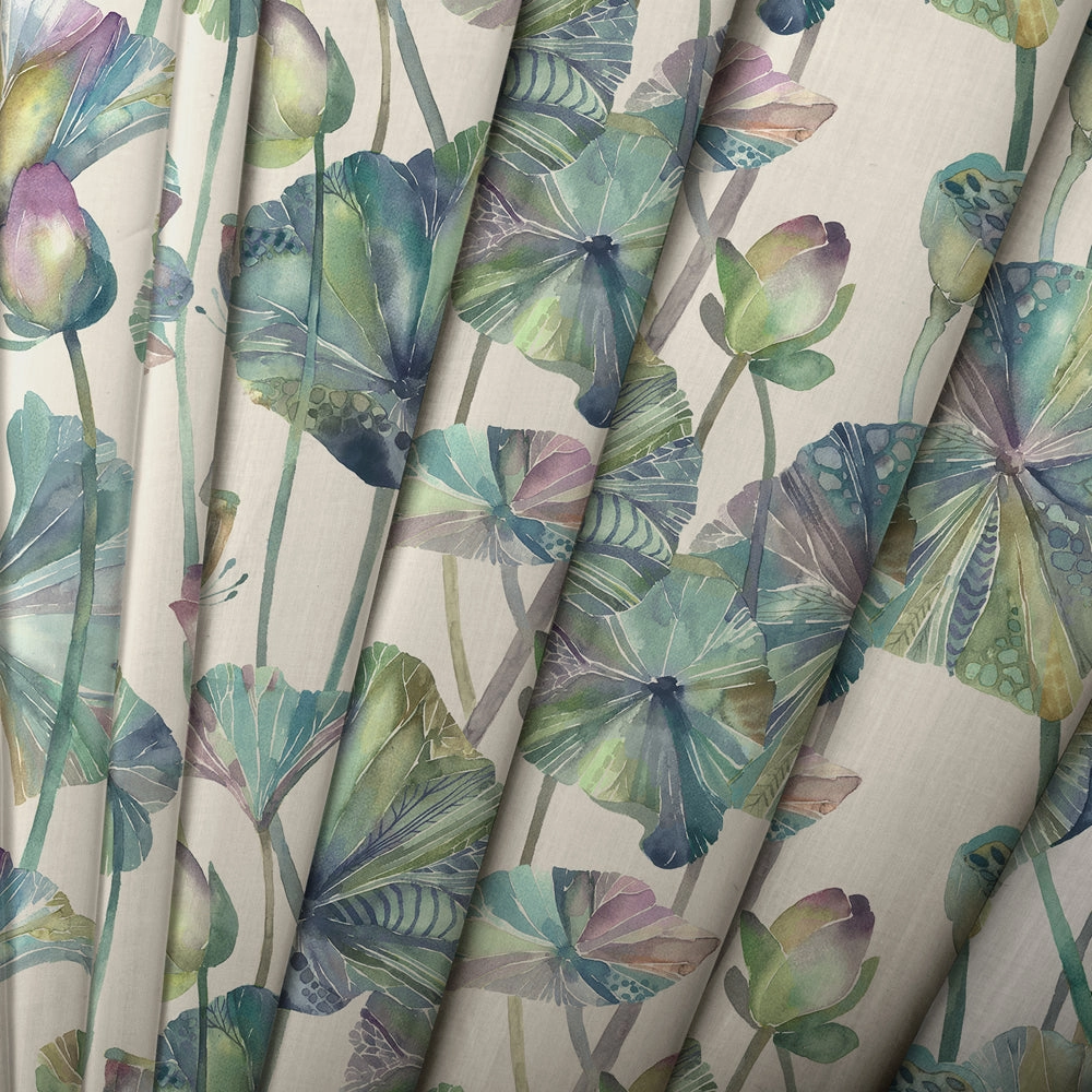 Cheriton Cream Printed Made to Measure Curtains Skylark