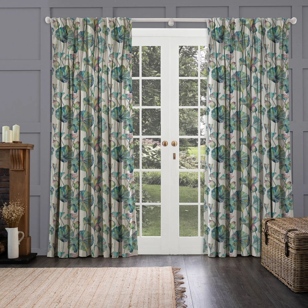Cheriton Cream Printed Made to Measure Curtains Skylark