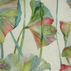 Cheriton Printed Cotton Fabric (By The Metre) Pomegranate elegant table cloth  