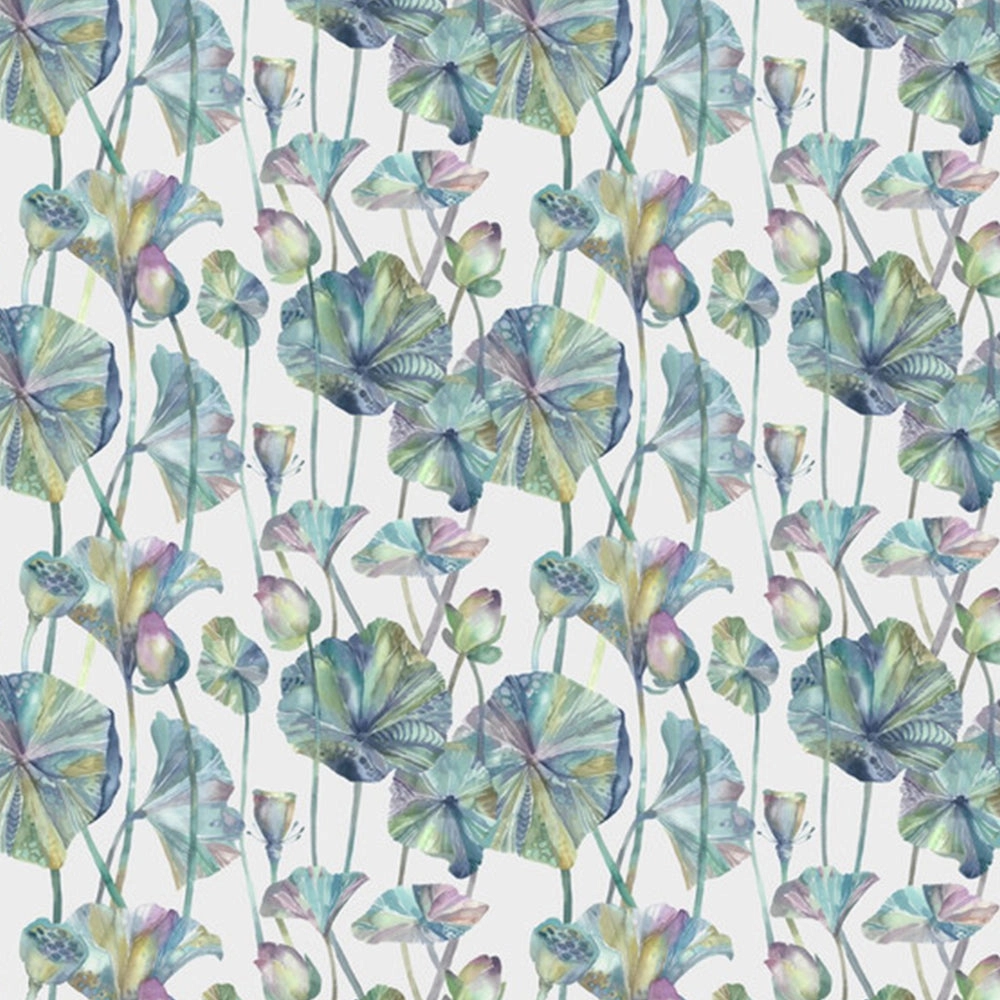 Cheriton Printed Cotton Fabric (By The Metre) Skylark