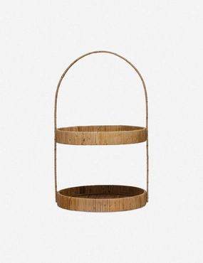 Chesa 2-Tiered Tray decorative tabletop item