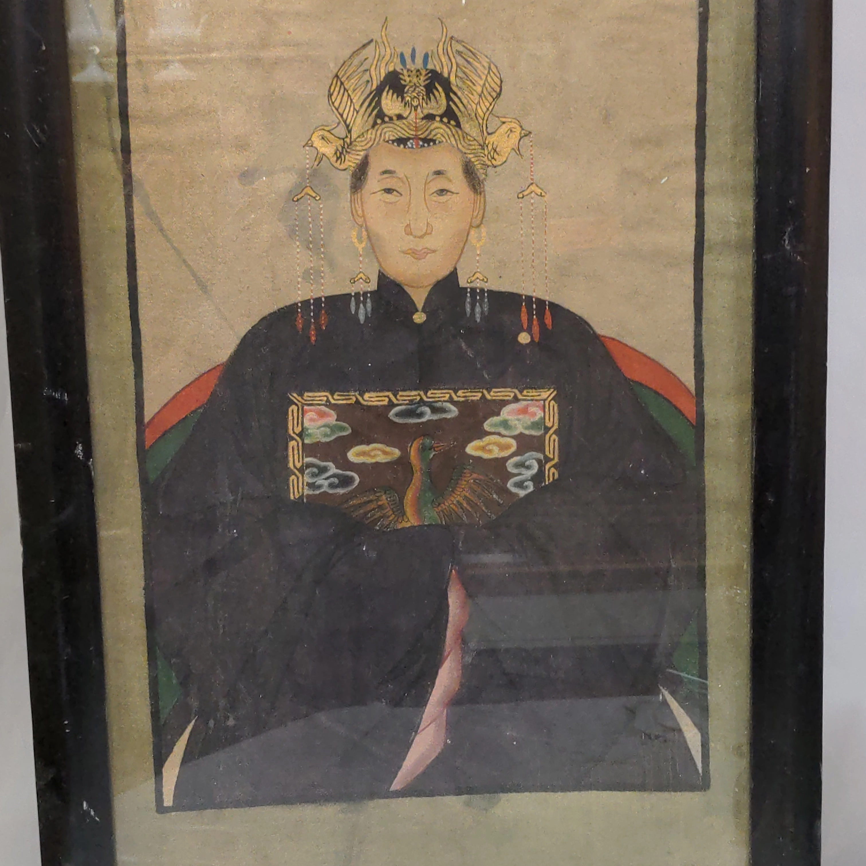 CHINESE EMPRESS WATERCOLOR
