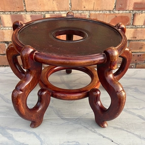 CHINESE JAR/VASE STAND interior room decor