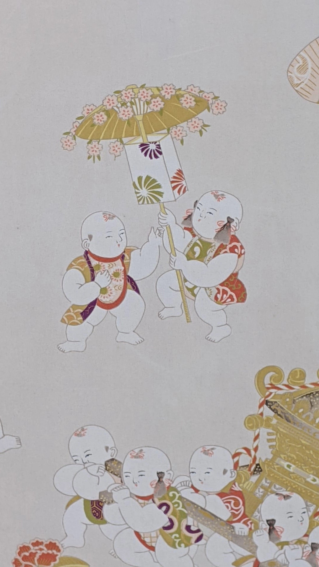 CHINESE SILK PAINTING OF CHILDREN
