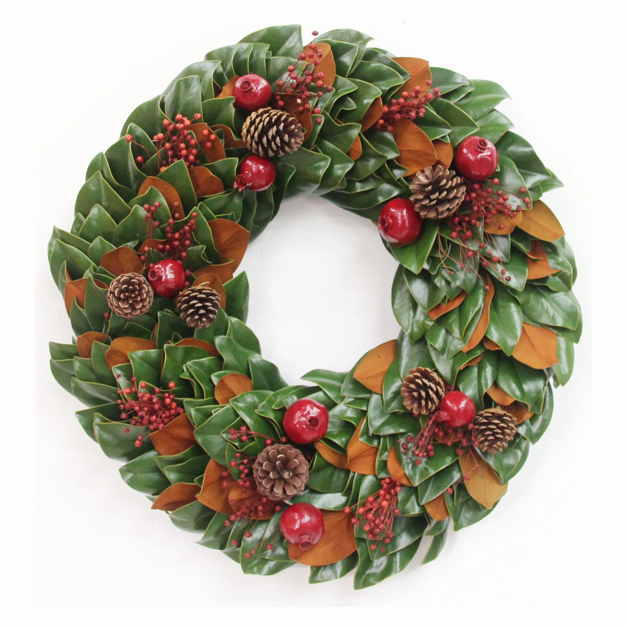 Christmas Traditions Magnolia Wreath home display ornament