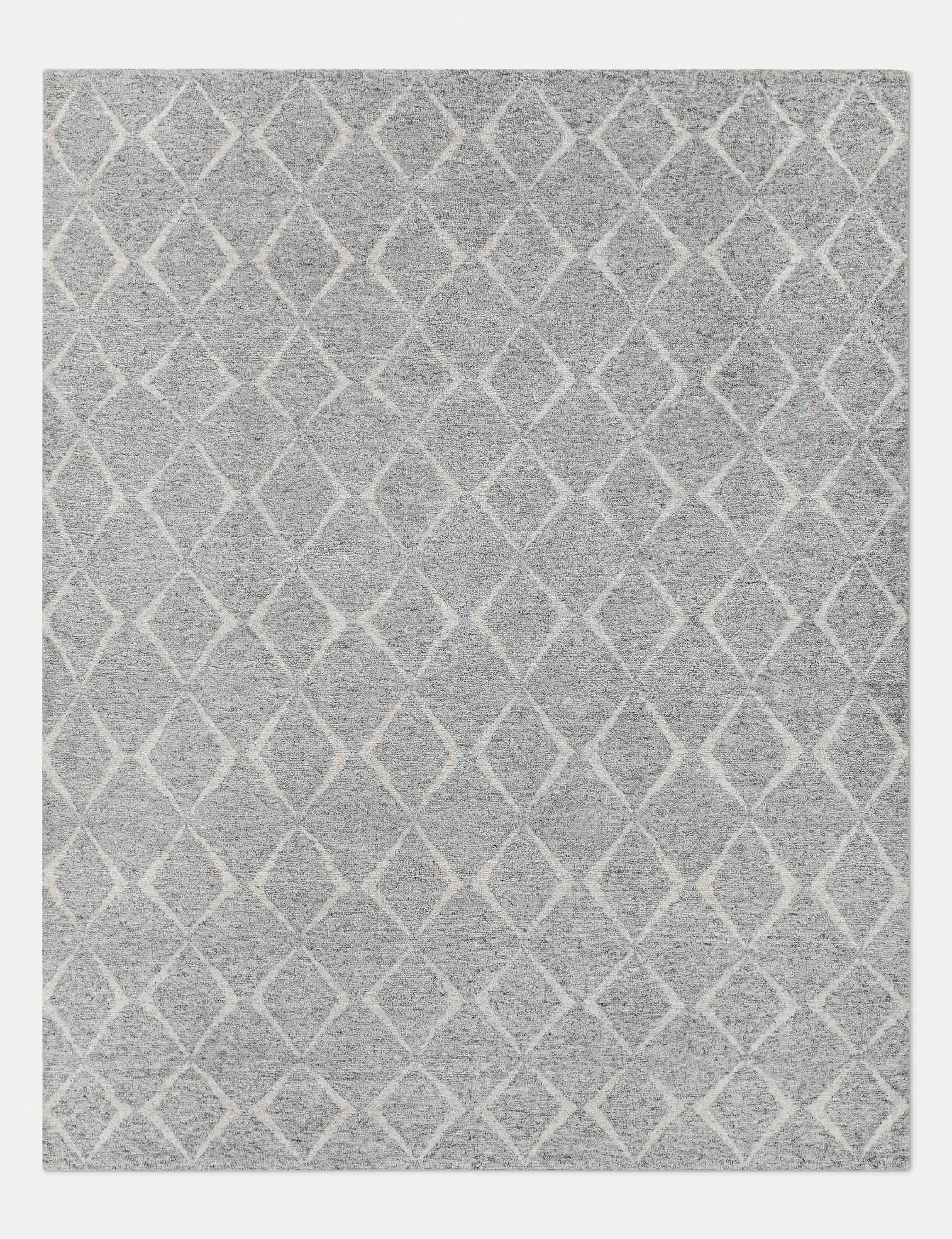 Chu Hand-Knotted Wool-Blend Morrocan Style Rug trendy fashion rug