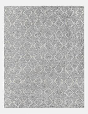 Chu Hand-Knotted Wool-Blend Morrocan Style Rug trendy fashion rug