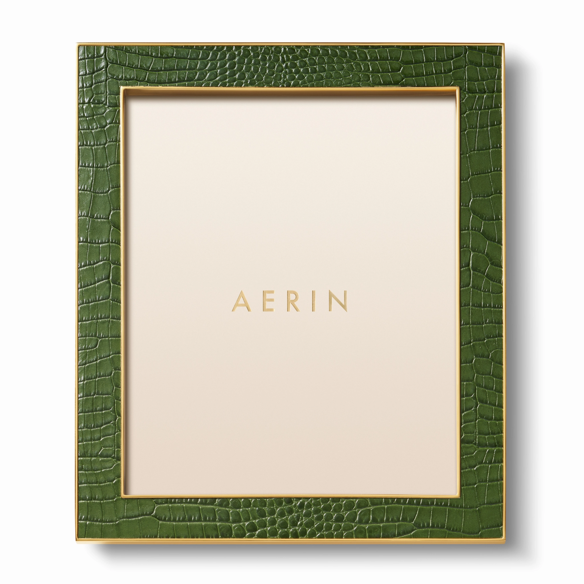 Classic Croc Leather Frame, Verde