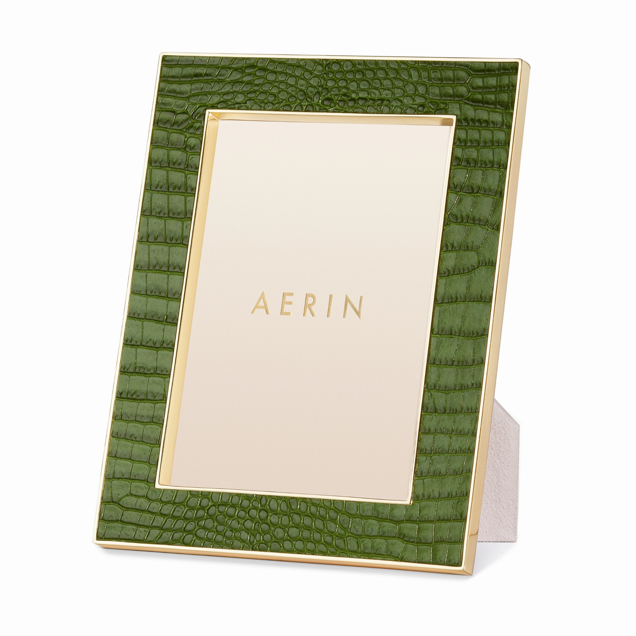 Classic Croc Leather Frame, Verde