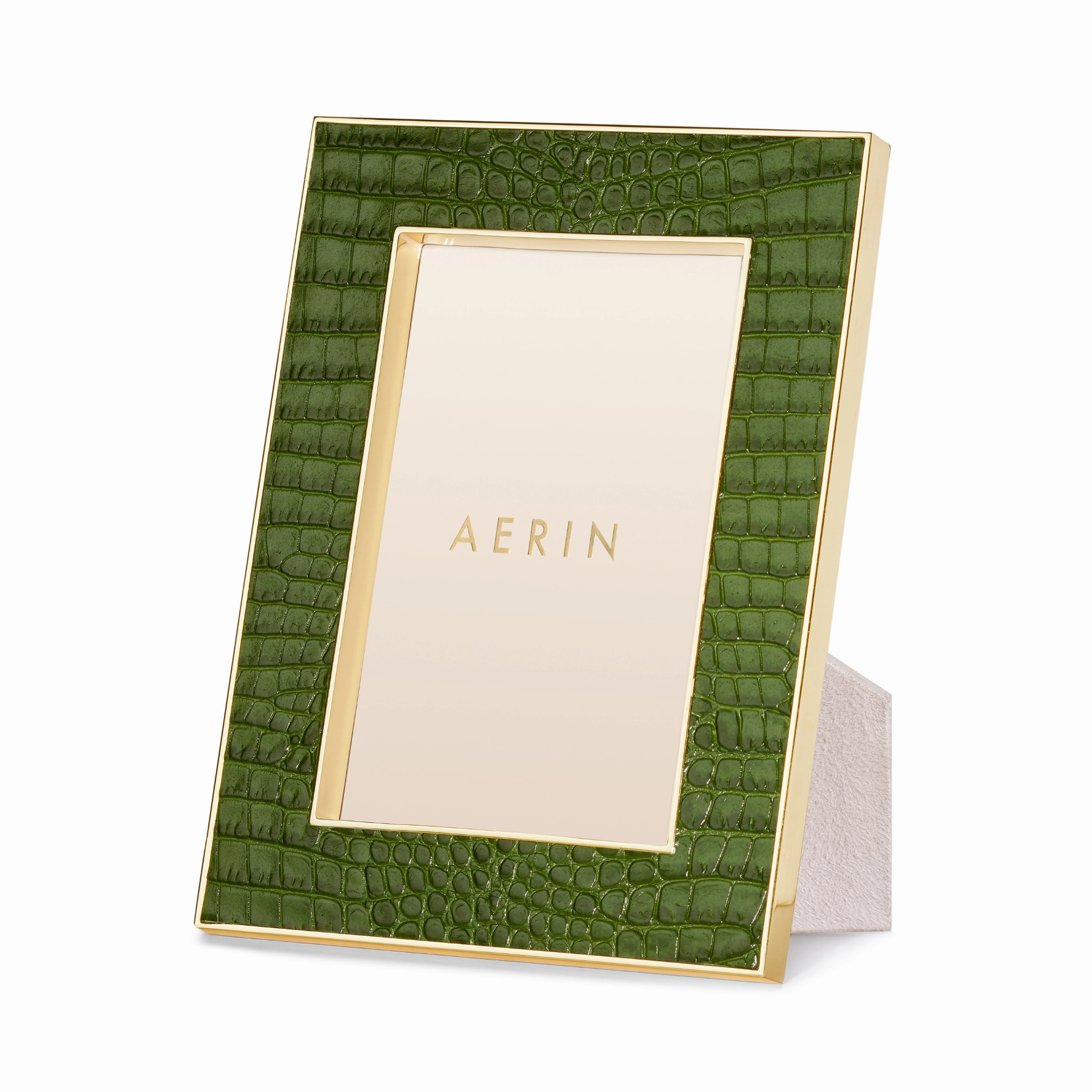 Classic Croc Leather Frame, Verde