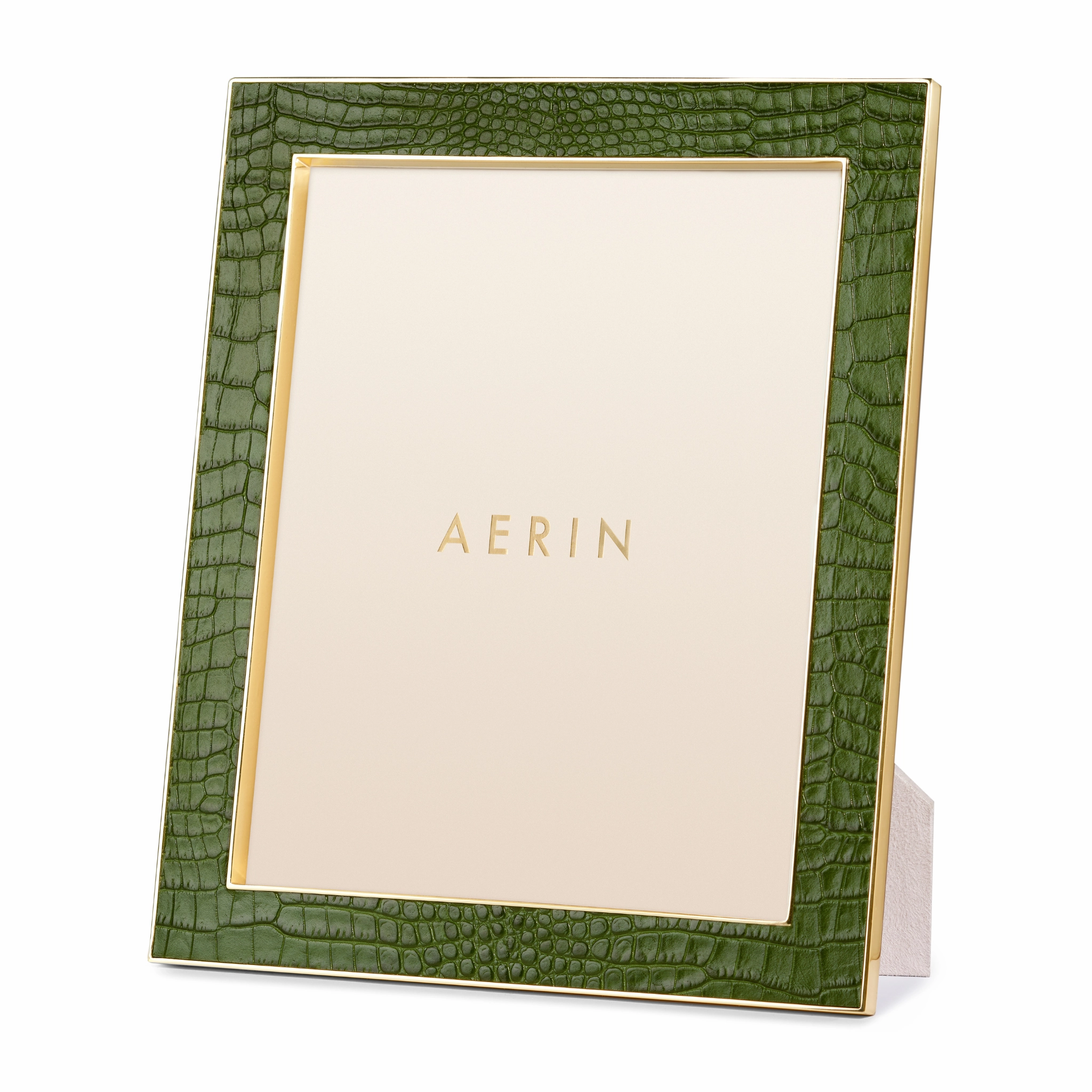 Classic Croc Leather Frame, Verde