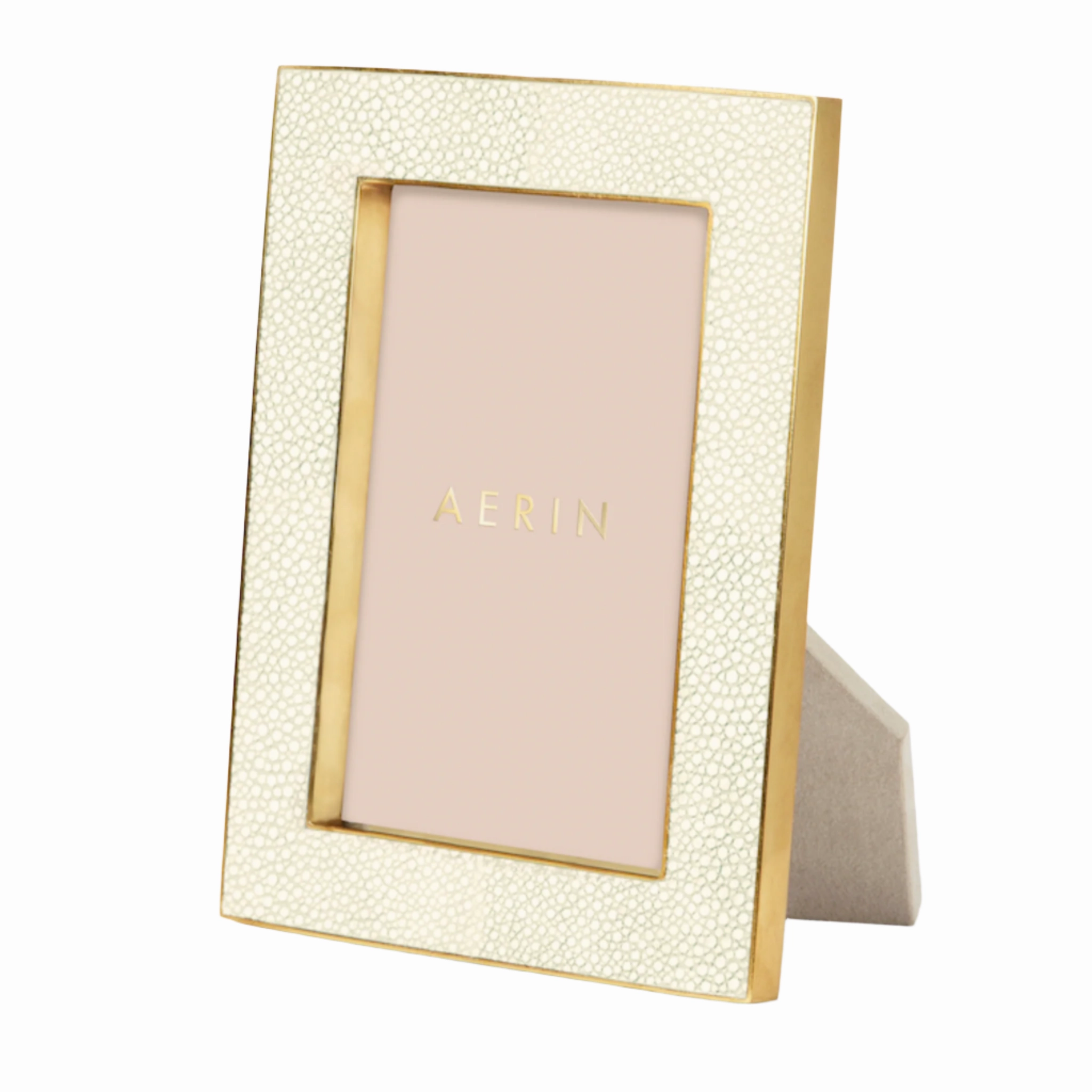 Classic Shagreen Frame, Cream home display ornament