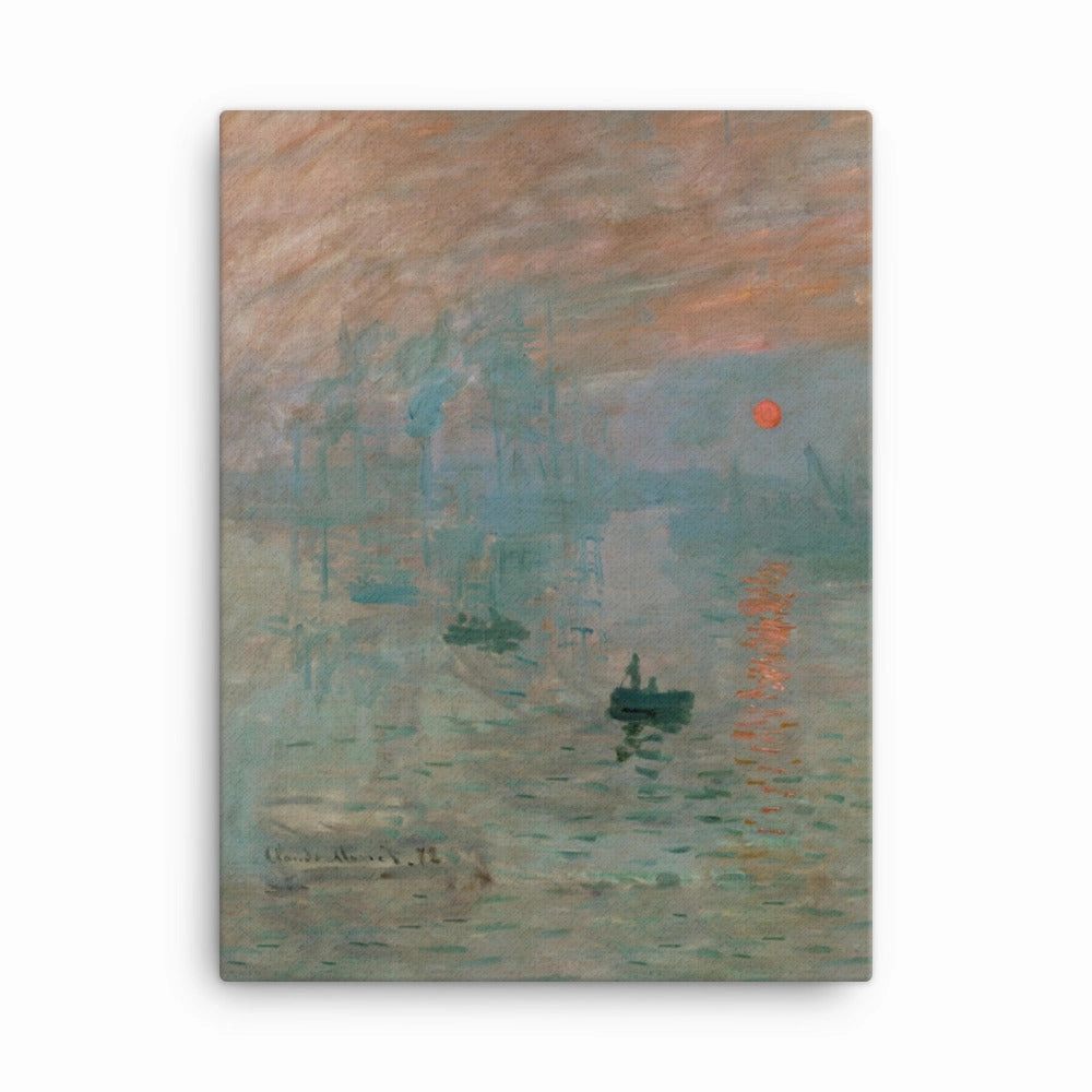 Claude Monet, Impression, Sunrise - canvas canvas mural art