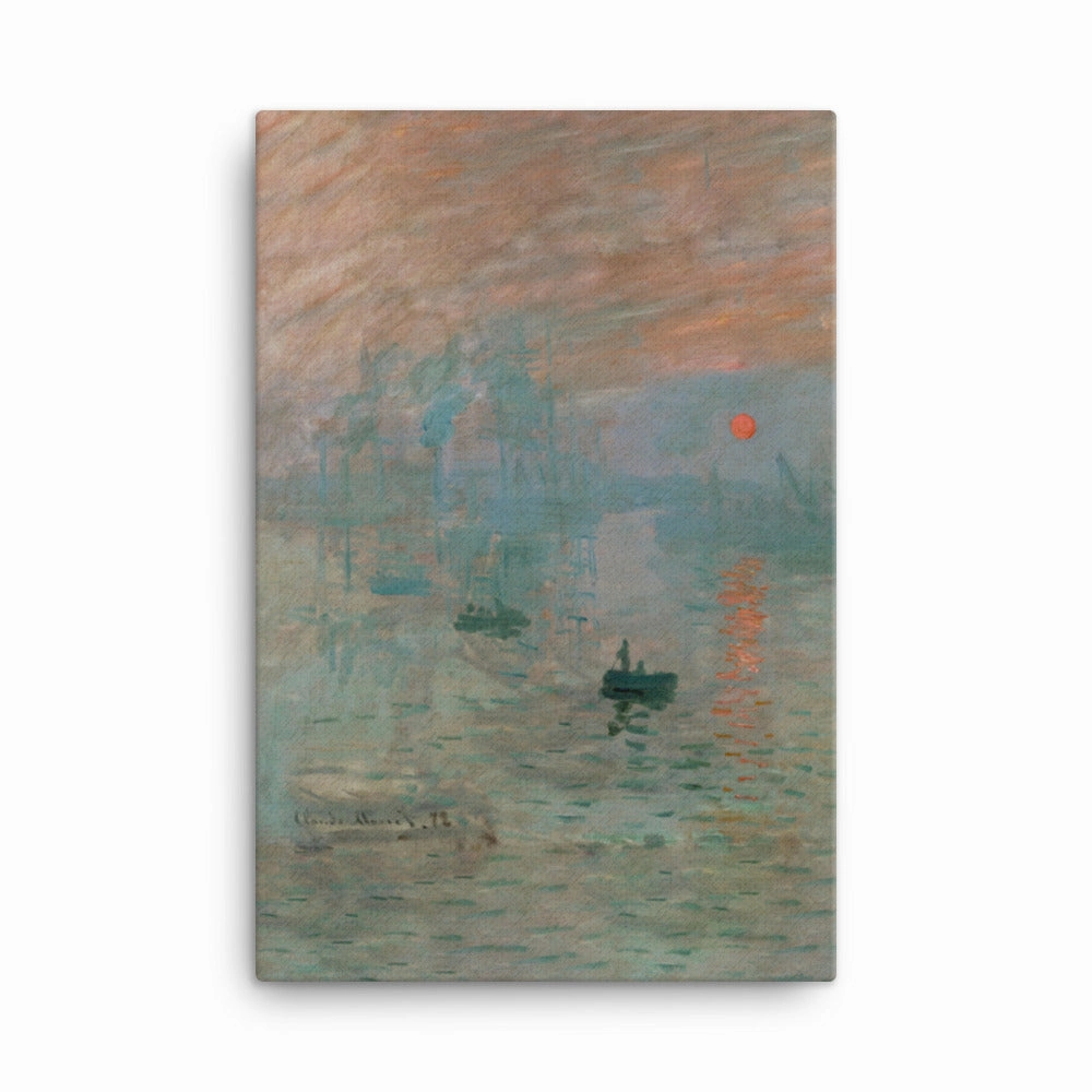 Claude Monet, Impression, Sunrise - canvas