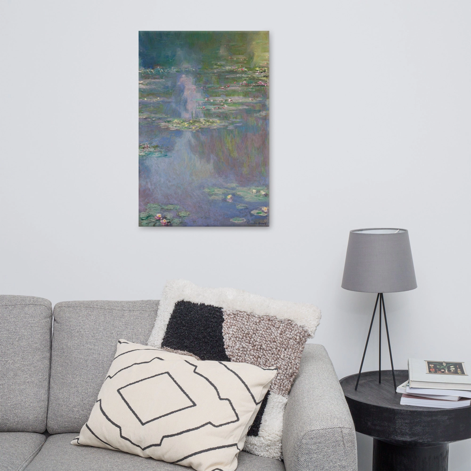 Claude Monet, Water Lilies - canvas