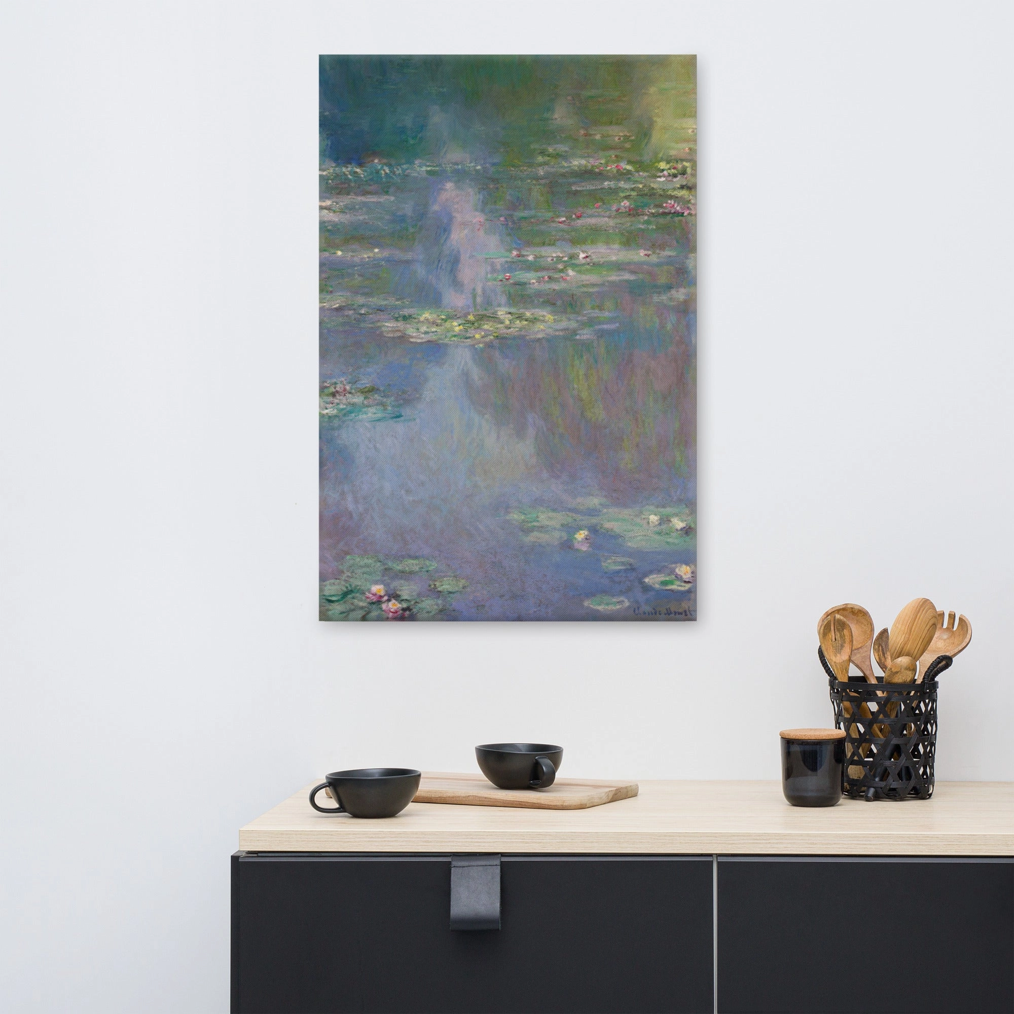 Claude Monet, Water Lilies - canvas
