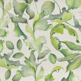 Claudia Printed Cotton Fabric (By The Metre) Cream elegant table cloth  