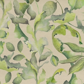 Claudia Printed Cotton Fabric (By The Metre) Sand elegant table cloth  