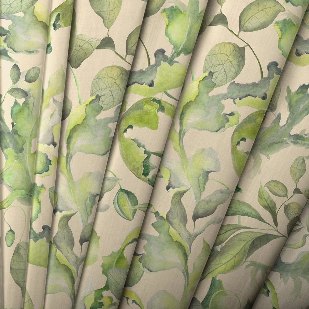 Claudia Printed Cotton Fabric (By The Metre) Sand