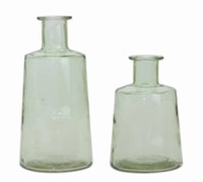 Clear Glass Bottle (Multiple Sizes) interior room decor