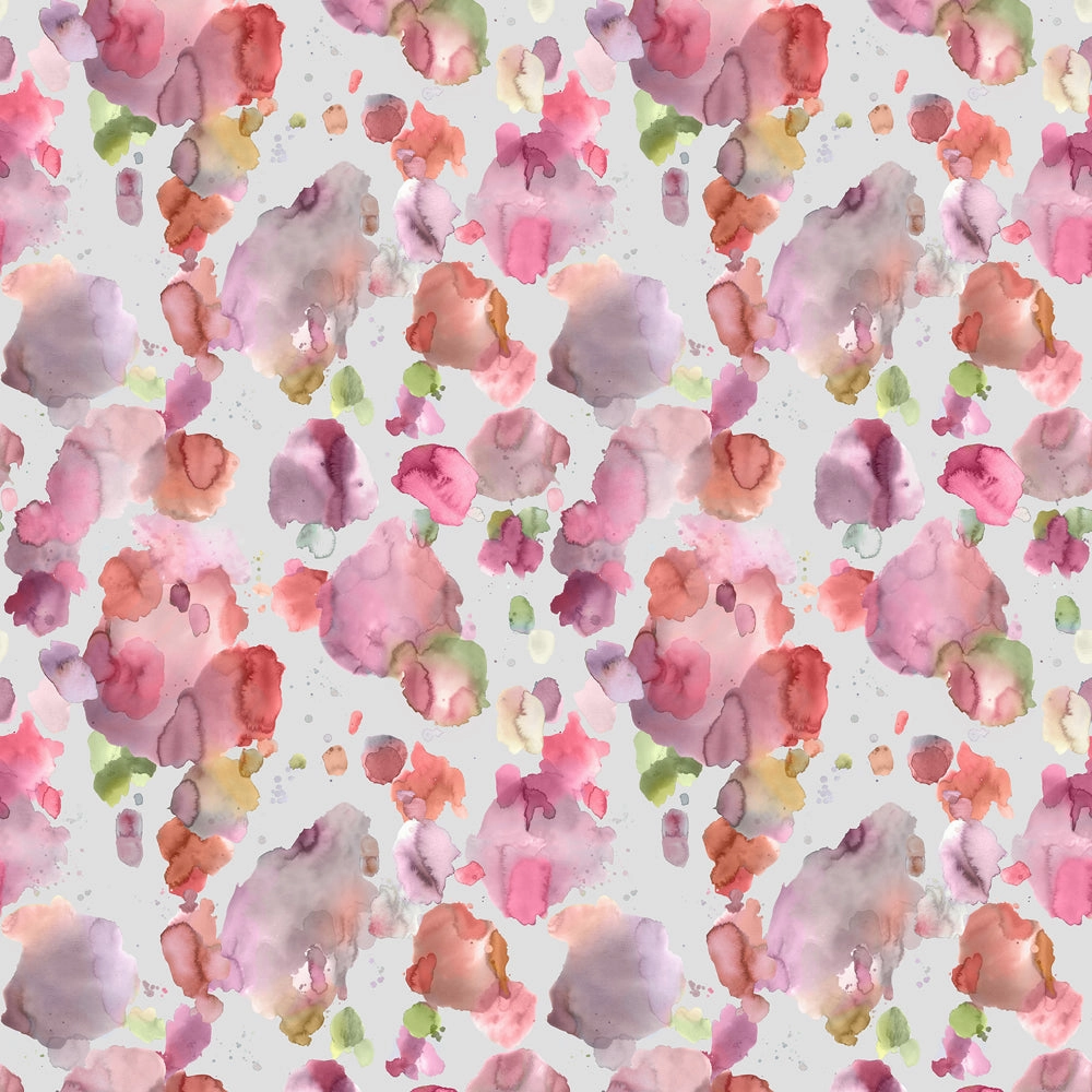 Cloud Burst Printed Cotton Fabric (By The Metre) Russett