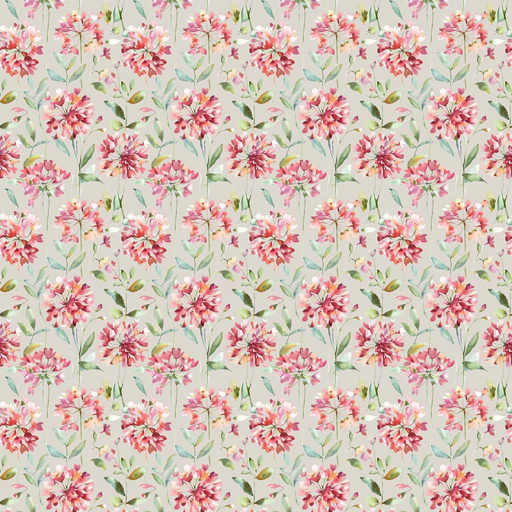 Clovelly Printed Cotton Fabric (By The Metre) Russett