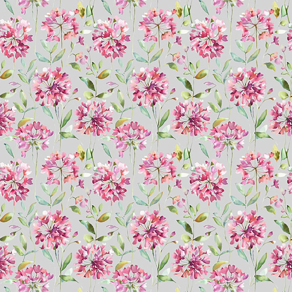 Clovelly Printed Cotton Fabric (By The Metre) Stone