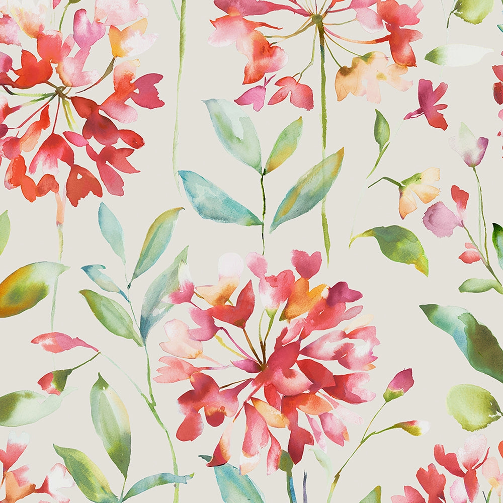 Clovelly Printed Made to Measure Curtains Russett