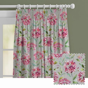 Clovelly Printed Made to Measure Curtains Stone patterned fashion rug  