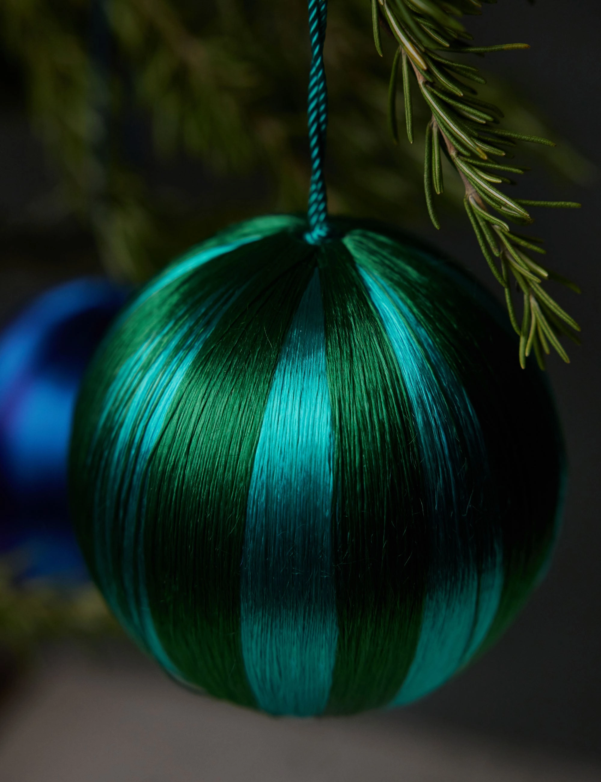 Cody Foster & Co Thread Ball Ornament, Large (Set of 5, Assorted)