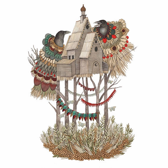 Collector: Sanctuary Above - Art Print framed wall decor