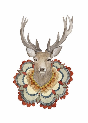 Collector: The Deer - Art Print framed wall decor