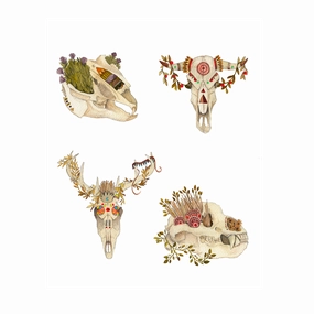 Collector: The Skulls - Art Print framed wall decor
